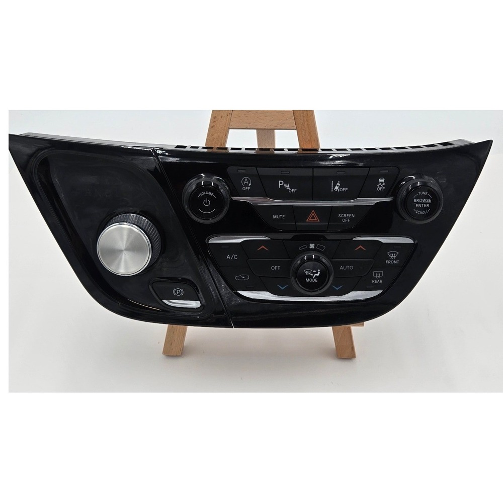 19-24 Chrysler Pacifica Climate Control Radio Bezel Parking Brake OE P6XY191X8AA